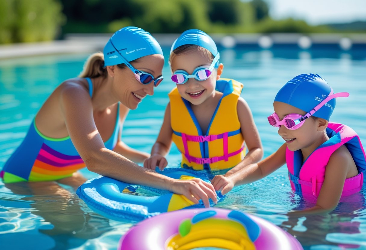 Sådan vælger du det bedste udstyr til svømmeeventyr med børn